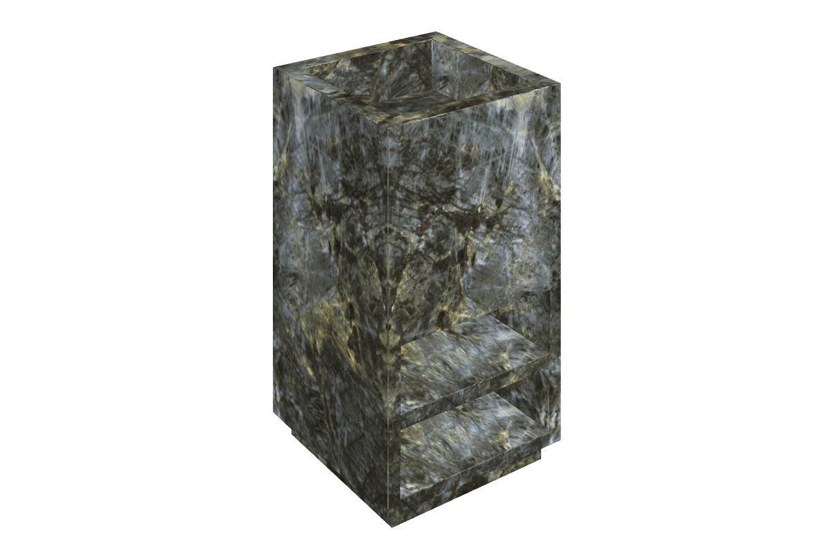 Cube Раковина Тумба 50