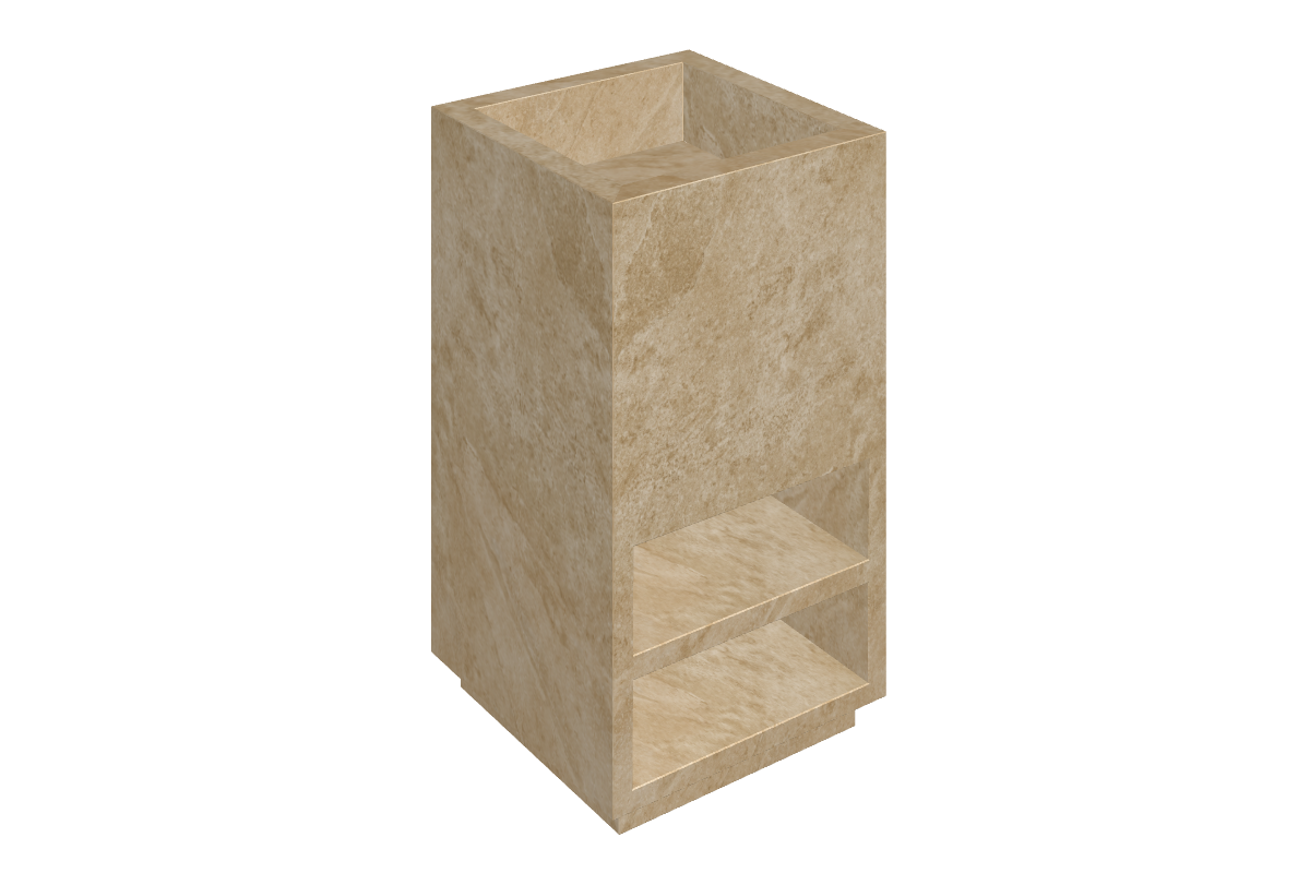 Cube Washbasin Shelf 50